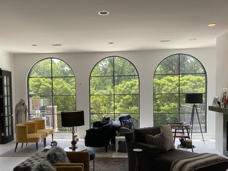 Bright replacement window after installation