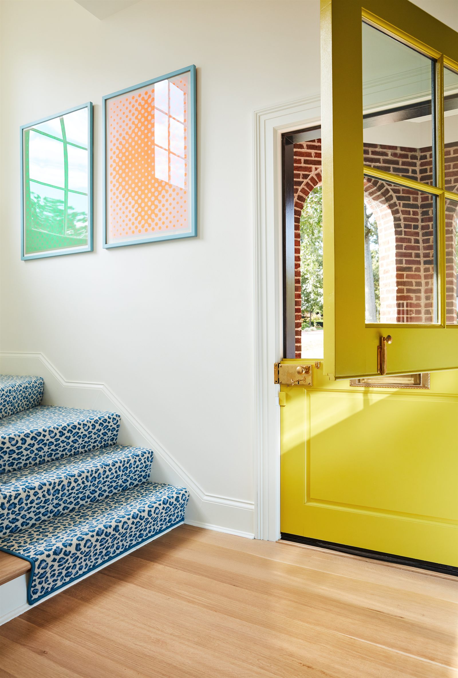 Custom wood dutch door