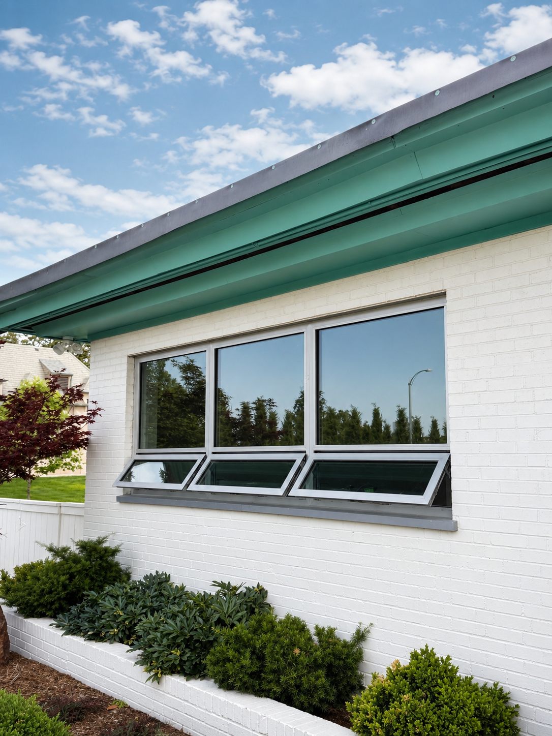 Arcadia aluminum window walls on a custom home