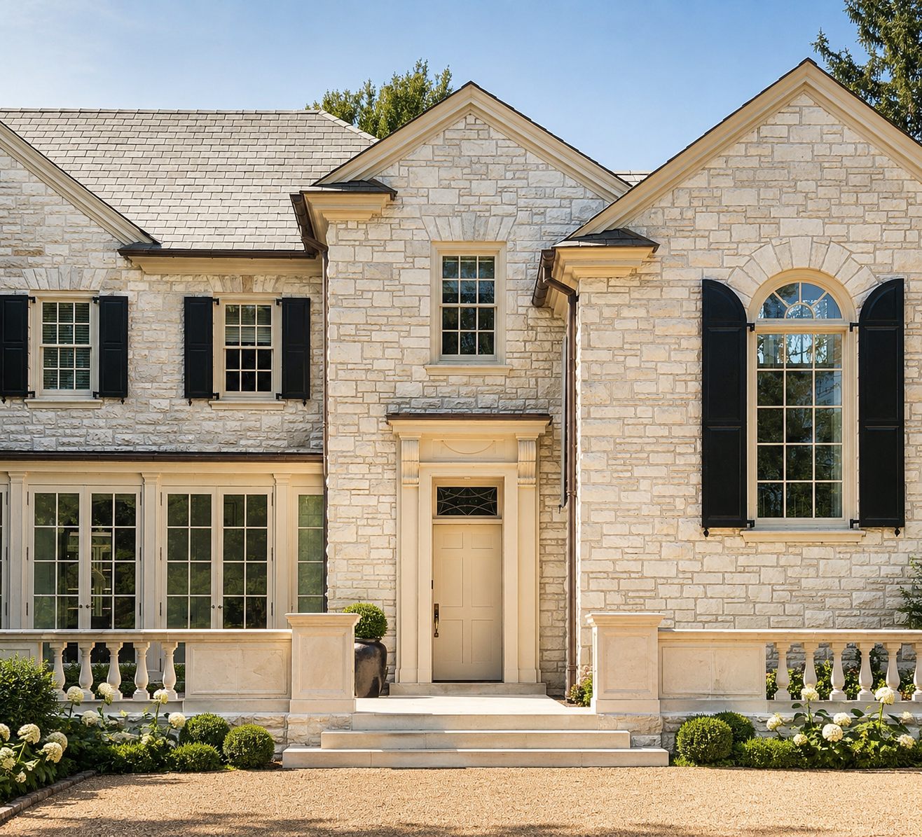 High-end home renovation with premium loewen windows