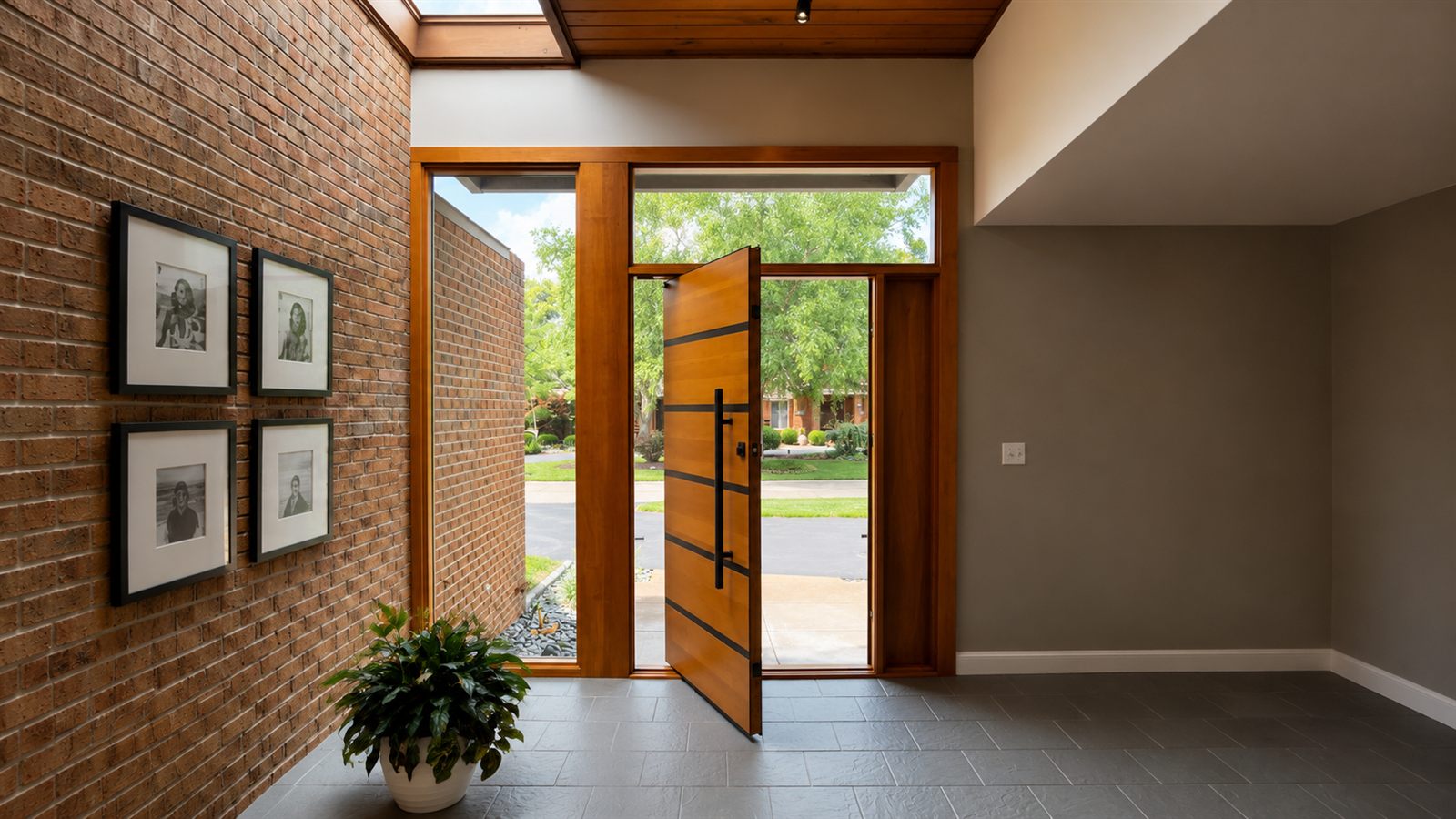 Kirkwood Loewen pivot entry door