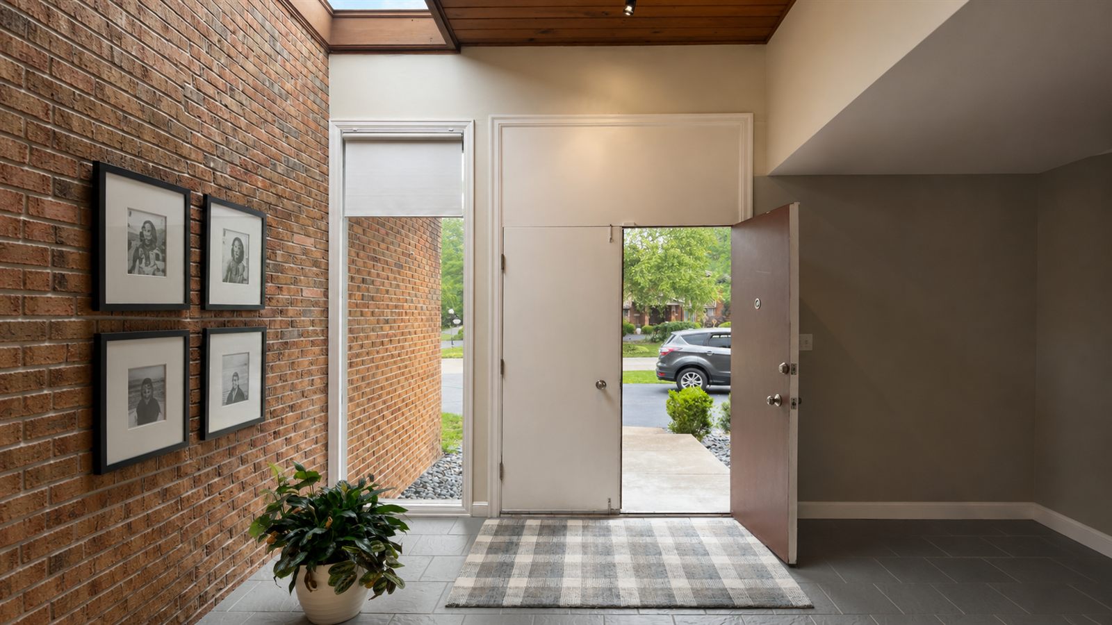Original patio door before replacement
